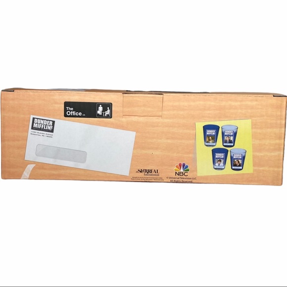 The Office Employees Blue Mini Glass Set of 4 - Picture 9 of 12